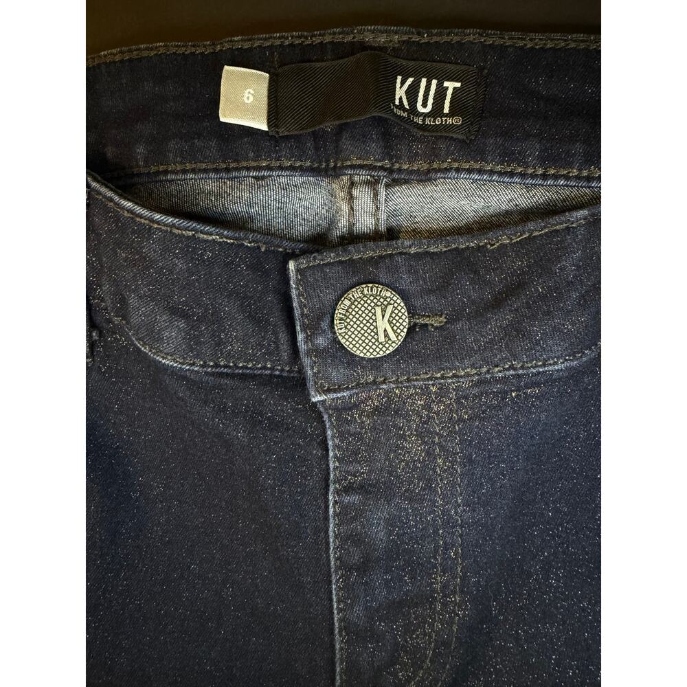 KUT From The Kloth Women’s 6 Connie Ankle Skinny Jeans – Dark Wash Stretch - Picture 2 of 7